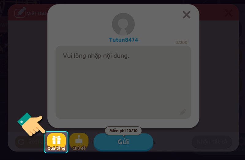 Chọn quà tặng Chọn quà tặng