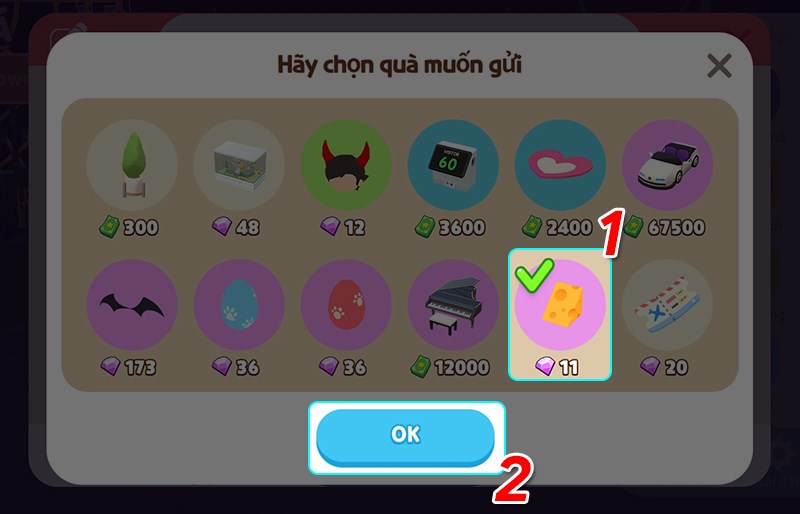 Chọn quà tặng Chọn quà tặng
