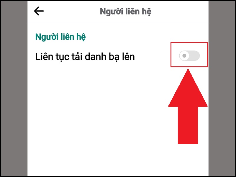 huong-dan-tat-dong-bo-danh-ba-facebook-dien-thoai-2-800x600-1 Nhấn vào bên cạnh Liên tục tải lên người liên hệ để bật/tắt cài đặt này