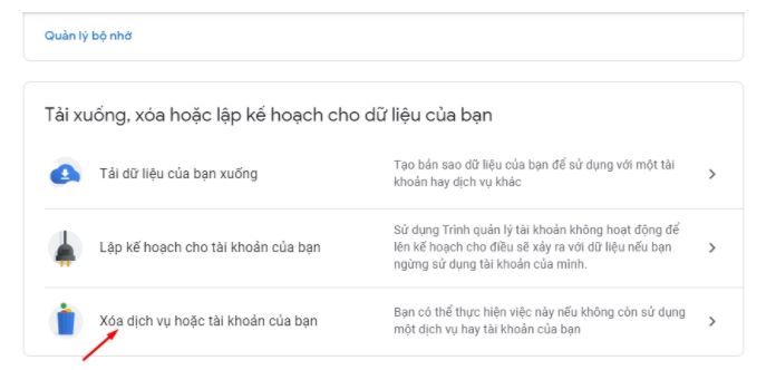 Hướng dẫn xóa tài khoản Gmail vĩnh viễn, xóa tài khoản Google vĩnh viễn 5