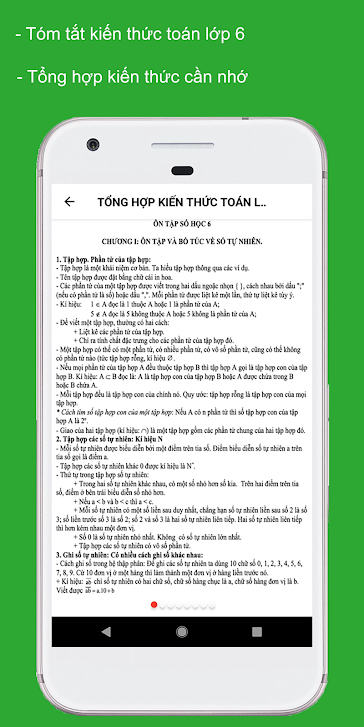 Toán Lớp 6 HKI: Phần mềm học Toán lớp 6 trên Android, iOS Toán Lớp 6 HKI: Phần mềm học Toán lớp 6 trên Android, iOS