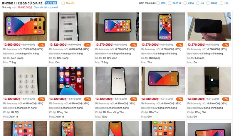 iPhone 11 cũ giá rẻ trả góp iPhone 11 cũ giá rẻ trả góp
