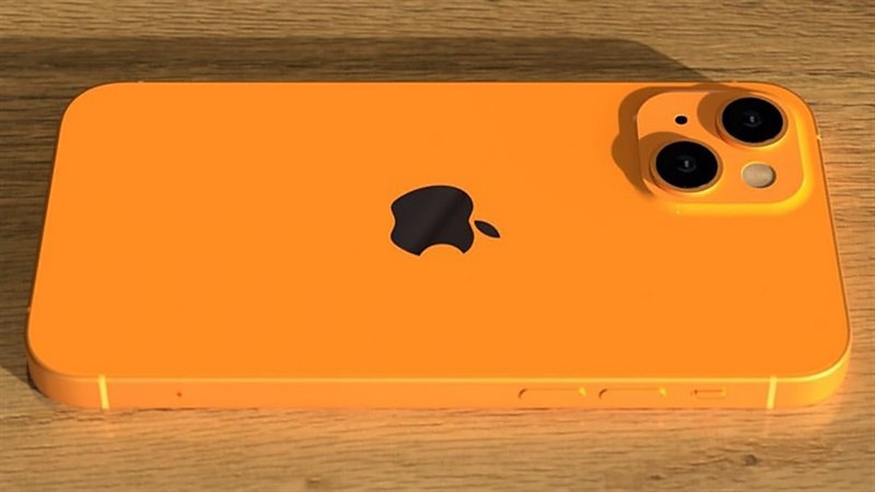 iPhone 13 với phiên bản màu cam iPhone 13 với phiên bản màu cam