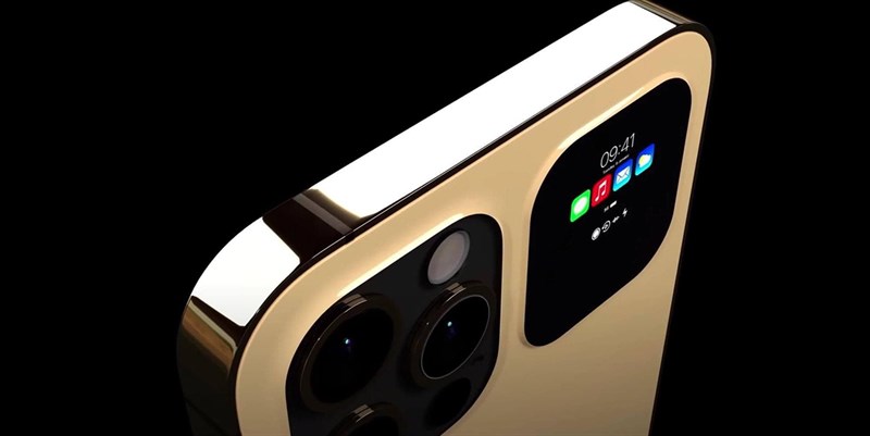 Trầm trồ trước thiết kế của mẫu iPhone 13 Pro được trang bị màn hình phụ, phần notch nhỏ gọn và không cổng cắm Trầm trồ trước thiết kế của mẫu iPhone 13 Pro được trang bị màn hình phụ, phần notch nhỏ gọn và không cổng cắm