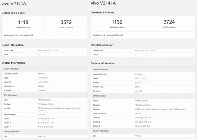 iQOO 8 xuất hiện trên GeekBench, sử dụng chip Snapdragon 888+ iQOO 8 xuất hiện trên GeekBench, sử dụng chip Snapdragon 888+