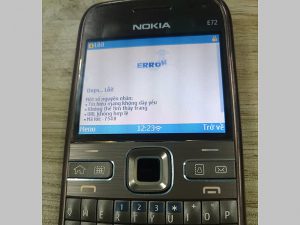 Lỗi cài đặt web không hợp lệ trên điện thoại phổ thông