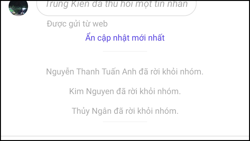 Khi không còn thành viên trong nhóm chat thì bạn không thể gửi tin nhắn Messenger