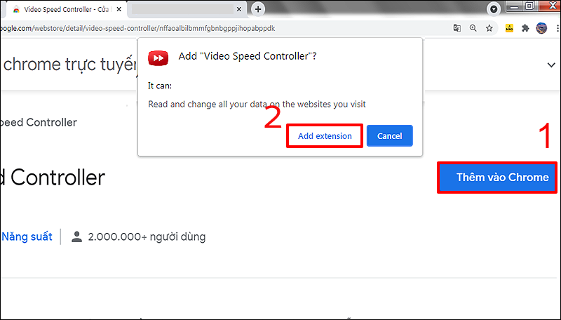 Vào Video Speed Controller