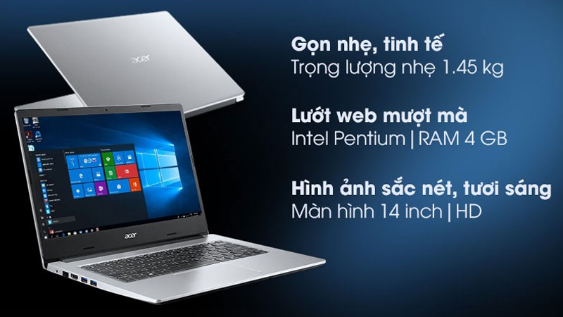 Đặc điểm nổi bật của laptop Acer Aspire 3 A314 35 P6JF