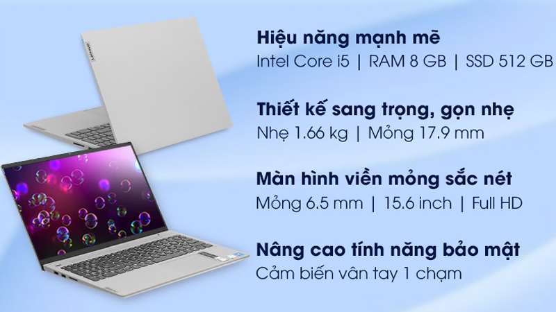 Đặc điểm nổi bật của laptop Lenovo IdeaPad Slim 5 15ITL05 i5