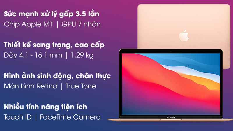 Thiết kế của chiếc MacBook Air M1