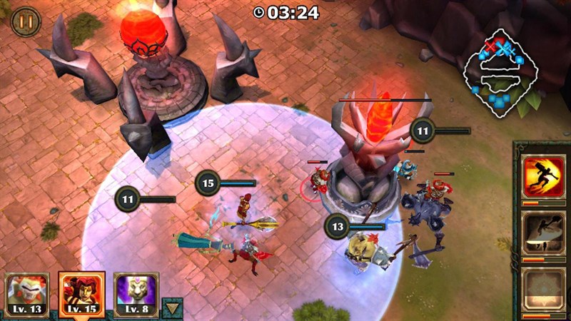 Ảnh trong game Legendary Heroes MOBA Offline Ảnh trong game Legendary Heroes MOBA Offline
