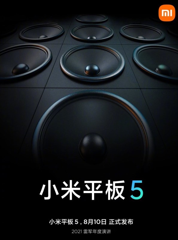 Mi Pad 5 sẽ có hệ thống 8 loa Mi Pad 5 sẽ có hệ thống 8 loa