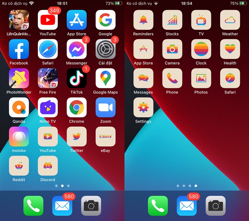 Cách thay đổi theme iPhone Cách thay đổi theme iPhone