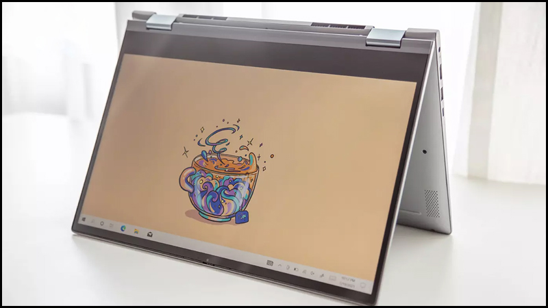 Bản lề xoay 360 và màn hình cảm ứng đa điểm là điểm nổi bật của Dell Inspiron 5406 i5