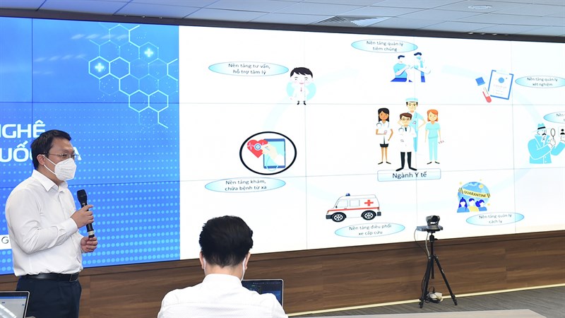 Ra mắt Trung tâm Công nghệ phòng, chống Covid-19 quốc gia Ra mắt Trung tâm Công nghệ phòng, chống Covid-19 quốc gia