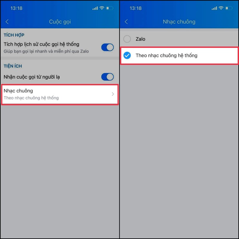 Cách đổi nhạc chuông Zalo trên iPhone Cách đổi nhạc chuông Zalo trên iPhone