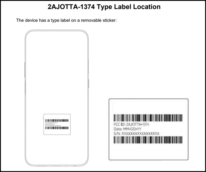 Thiết kế của Nokia TA-1374 Thiết kế của Nokia TA-1374