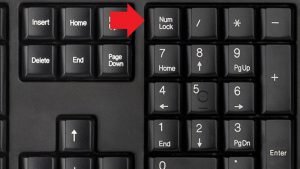 Phím NumLock trên bàn phím máy tính