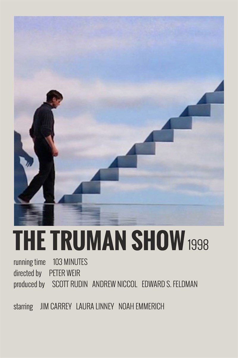Poster phim Buổi diễn của Truman - The Truman Show Poster phim Buổi diễn của Truman - The Truman Show