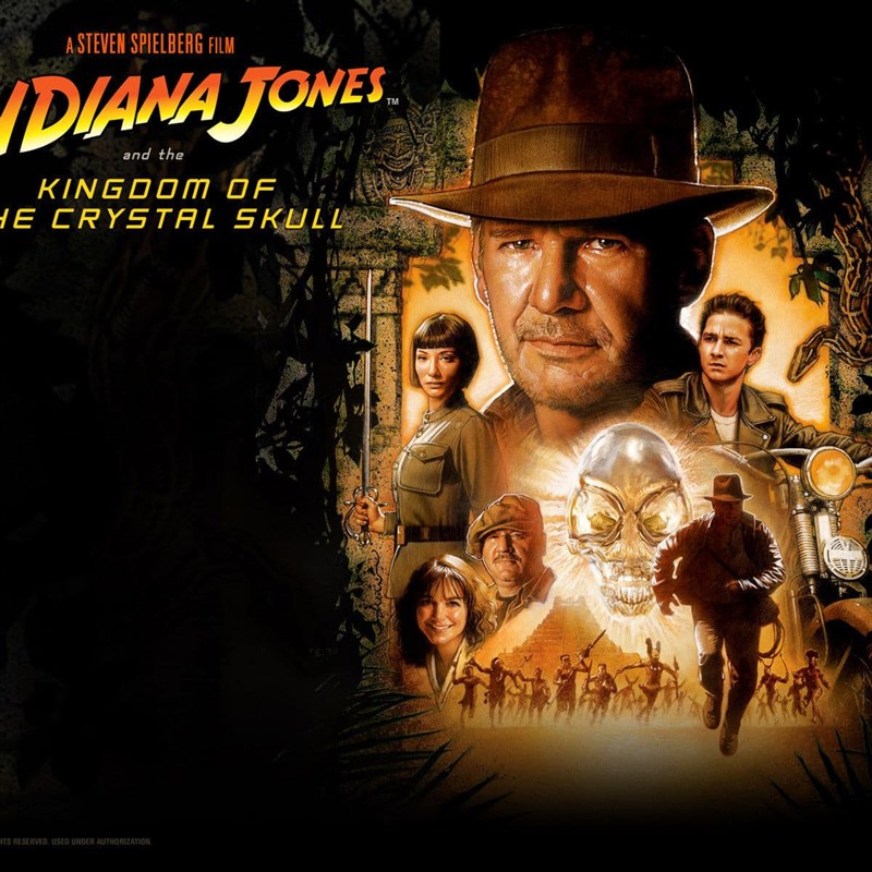 Poster phim Indiana Jones và Vương Quốc Sọ Người - Indiana Jones And the Kingdom of the Crystal Skull Poster phim Indiana Jones và Vương Quốc Sọ Người - Indiana Jones And the Kingdom of the Crystal Skull
