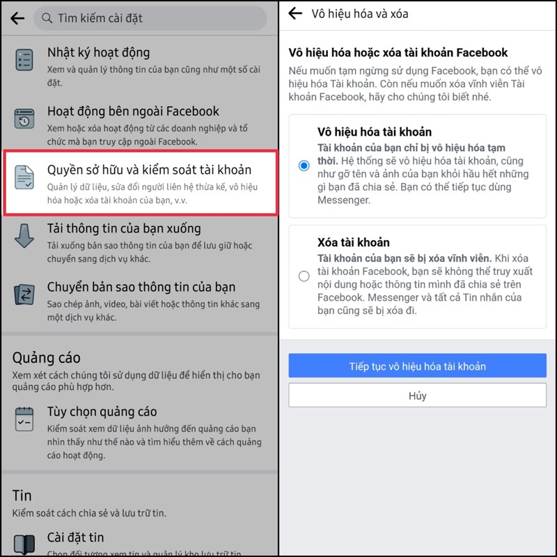 Cách xóa tài khoản Facebook khi bị hack mật khẩu Cách xóa tài khoản Facebook khi bị hack mật khẩu