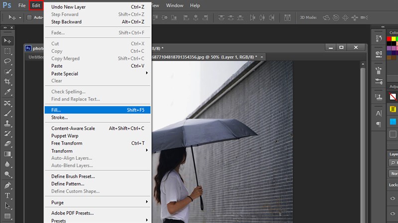 Cách tạo mưa trong Photoshop Cách tạo mưa trong Photoshop