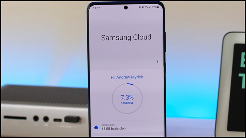 Samsung Cloud trên smartphone Samsung Cloud trên smartphone