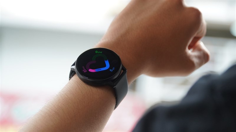 Samsung Galaxy Watch Active 2 (40mm viền nhôm dây silicone đen) Samsung Galaxy Watch Active 2 (40mm viền nhôm dây silicone đen)