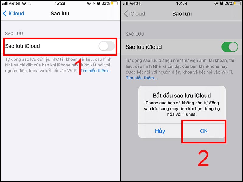 Sao lưu tin nhắn trên iPhone