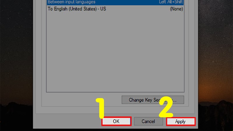 Nhấn Apply > Click chọn OK để lưu Nhấn Apply > Click chọn OK để lưu
