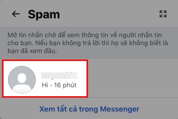 Nhấn vào tên người dùng mà bạn muốn tắt tính năng bỏ qua tin nhắn Nhấn vào tên người dùng mà bạn muốn tắt tính năng bỏ qua tin nhắn