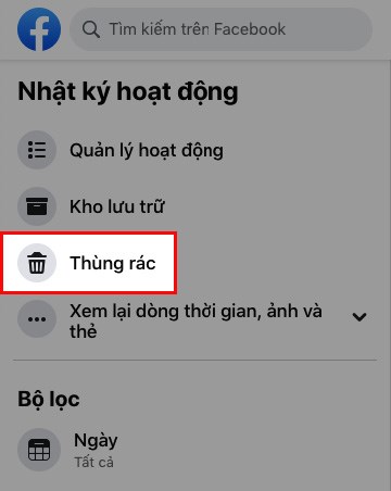 Chọn Thùng rác Chọn Thùng rác
