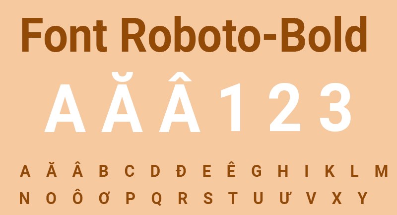 Font Roboto-Bold Font Roboto-Bold