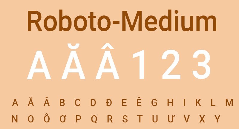 Font Roboto-Medium Font Roboto-Medium