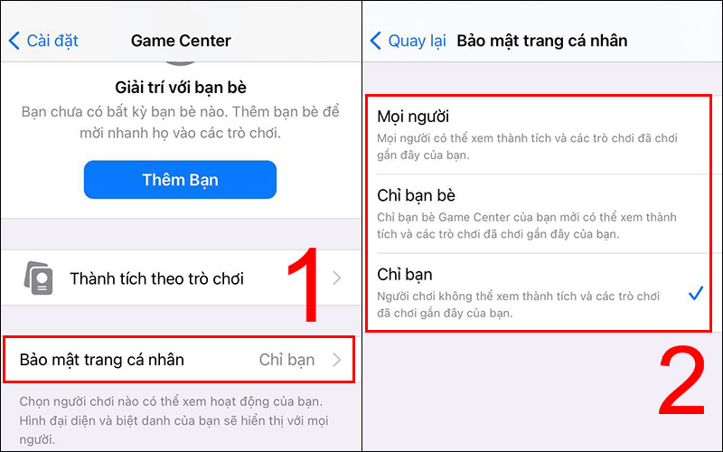thay-doi-thong-tin-ca-nhan-trong-game-center-tren-5-800x500-1 Vào Bảo mật trang cá nhân, chọn chế độ bạn muốn