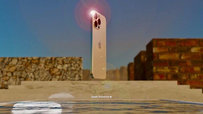 iPhone 13 Pro Max phiên bản màu vàng. (Nguồn: Apple Tomorrow). iPhone 13 Pro Max phiên bản màu vàng. (Nguồn: Apple Tomorrow).