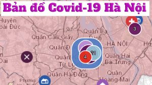 Cách xem bản đồ Covid-19 Hà Nội vùng xanh vùng đỏ