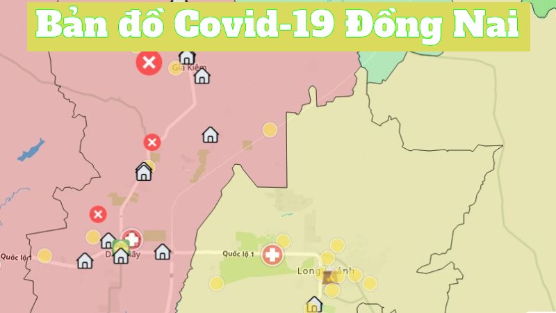 Cách xem bản đồ Covid-19 Đồng Nai vùng xanh vùng đỏ Cách xem bản đồ Covid-19 Đồng Nai vùng xanh vùng đỏ
