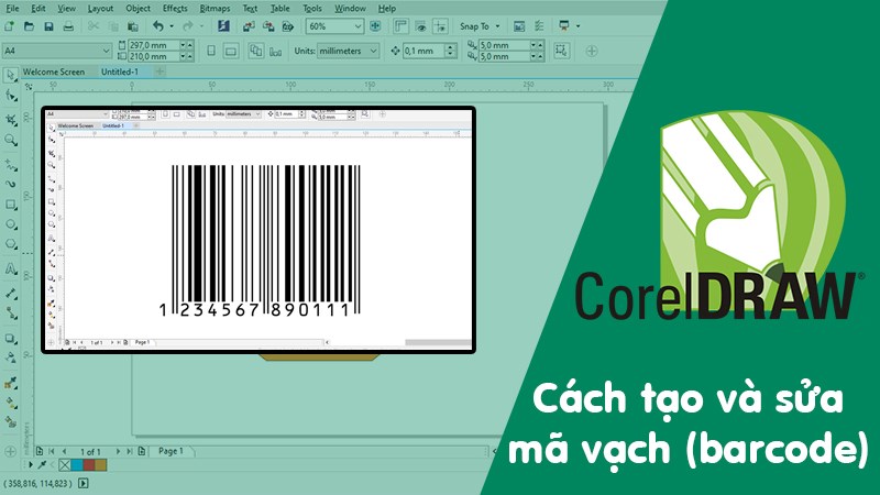 Cách tạo và sửa mã vạch (barcode) trong CorelDRAW cực dễ chỉ với vài phút Cách tạo và sửa mã vạch (barcode) trong CorelDRAW cực dễ chỉ với vài phút