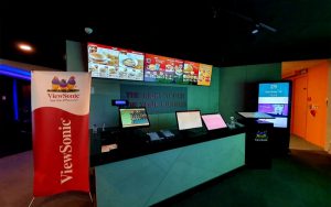 Một không gian nhỏ trong văn phòng làm việc của Viewsonic