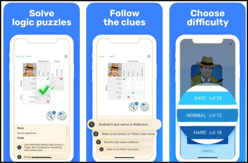 Cross Logic Puzzle Game Cross Logic Puzzle Game