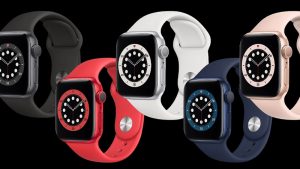Apple Watch S6 LTE 40mm viền thép dây cao su đen