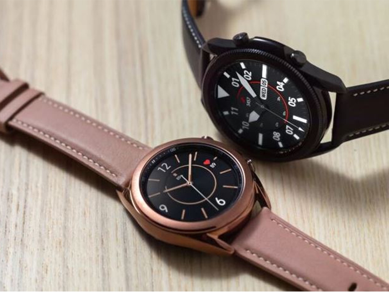 Hình minh họa Samsung Galaxy Watch 3 LTE 45mm viền thép dây da