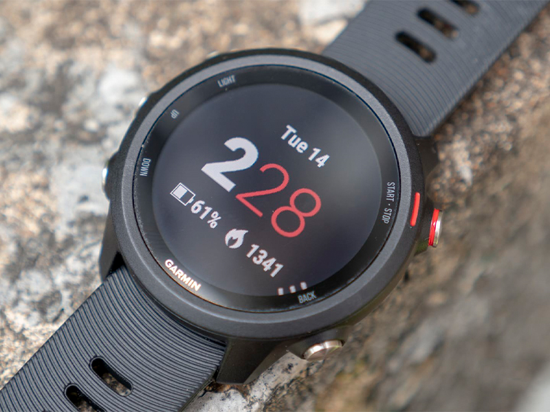 Hình thực tế Garmin Forerunner 245 Music dây silicone