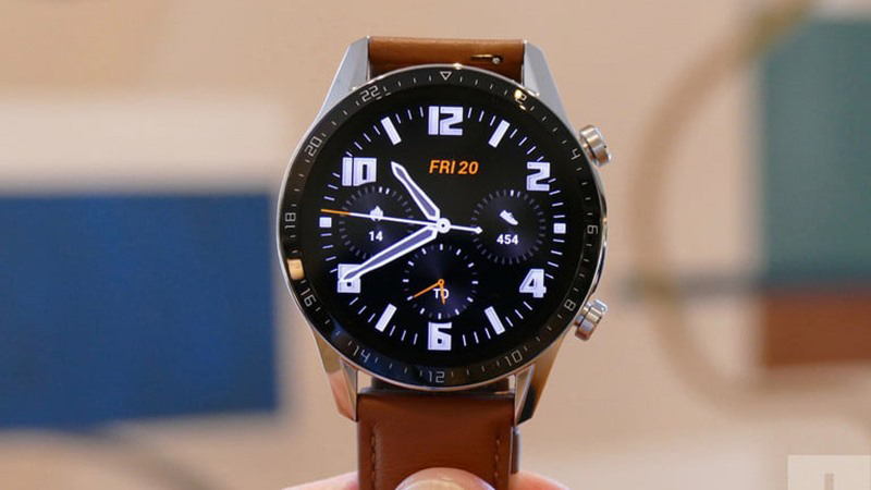 Đồng hồ Huawei Watch GT 2e 46mm dây silicone có màn hình tròn 1.39 inch