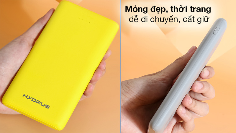 Thiết kế gọn nhẹ, dễ dàng mang theo