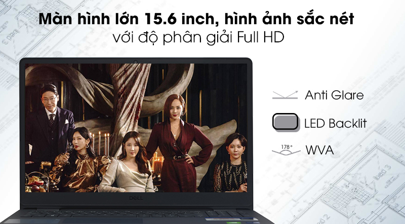 Màn hình lớn 15.6 inch đem lại trải nghiệm tuyệt vời