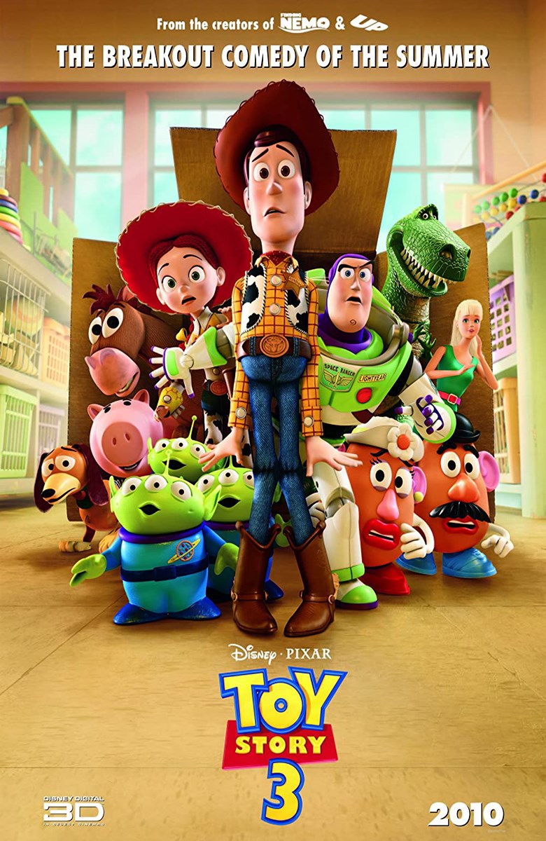 Hình ảnh chú cao bồi cùng với những người bạn trên poster Toy Story 3 Hình ảnh chú cao bồi cùng với những người bạn trên poster Toy Story 3