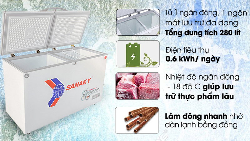 tu-dong-sanaky-10-800x450-1 Tủ đông Sanaky Inverter 280 lít VH-4099W3